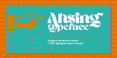 Font visual image of Ahsing