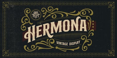 Font visual image of Hermona