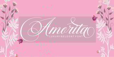 Font visual image of Faradila
