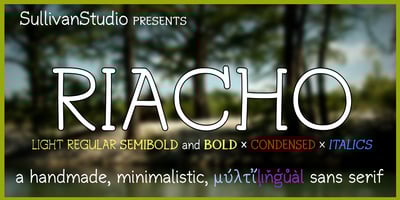 Font visual image of Riacho
