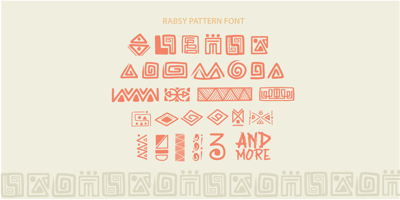Font visual image of Rabsy
