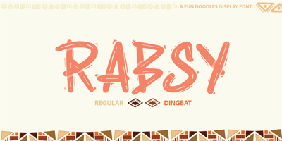 Font visual image of Rabsy