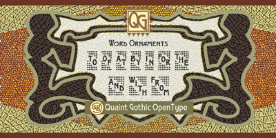 Font visual image of Quaint Gothic SG&trade;