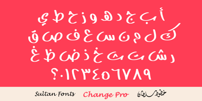 Font visual image of SF Change Pro