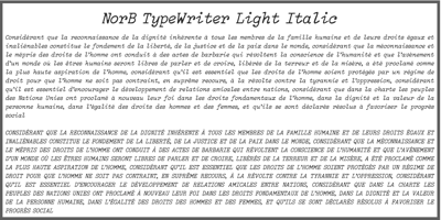 font