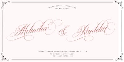 Font visual image of Authentica Script