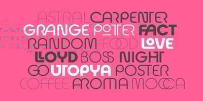 Font visual image of Ascent Pro