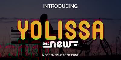 Font visual image of Yolissa