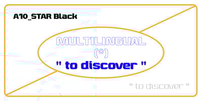 Font visual image of A10 STAR Black