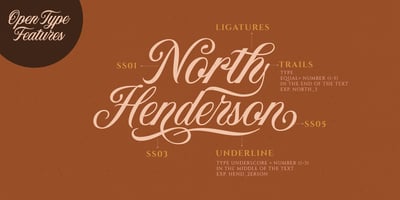 Font visual image of Neography