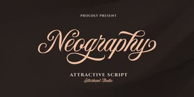 Font visual image of Neography