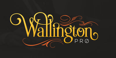 Font visual image of Wallington Pro