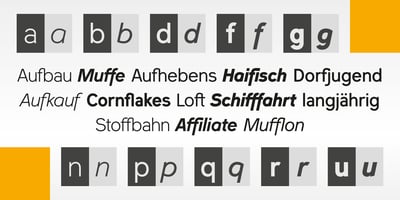 Font visual image of Hybi11 Amigo