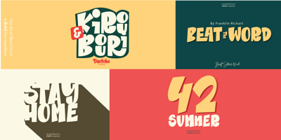 Font visual image of Beat Word