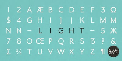 Font visual image of Caeli AT