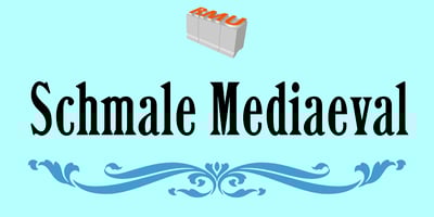 Font visual image of Schmale Mediaeval&trade;