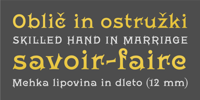 Font visual image of Wieldy