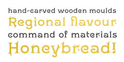 Font visual image of Wieldy