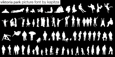 Font visual image of Victoria Park&trade;