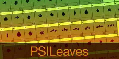Font visual image of PSI Leaves&trade;