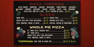 Font visual image of Calzone