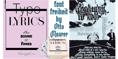 Font visual image of Freiheit