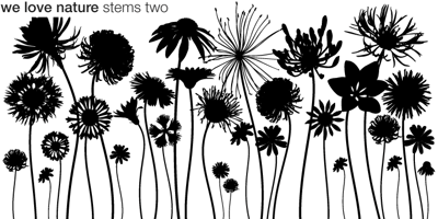 Font visual image of We Love Nature&trade; Stems Two