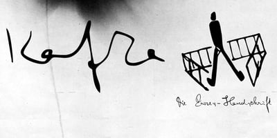 Font visual image of Kafka