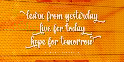 Font visual image of Honeywelly Modern Calligraphy