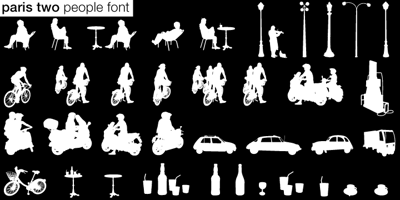 Font visual image of Paris&trade;
