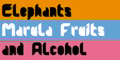 Font visual image of Module