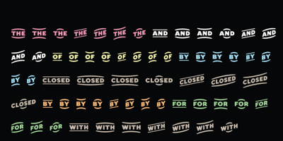 Font visual image of Gordon&trade;
