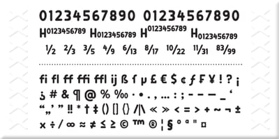 Font visual image of Ioana