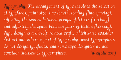 font