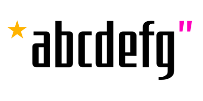 Font visual image of Black Currant