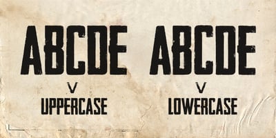 Font visual image of Headliner No. 45