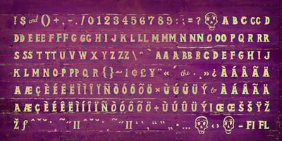 Font visual image of Taco Wagon