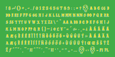 Font visual image of Taco Wagon