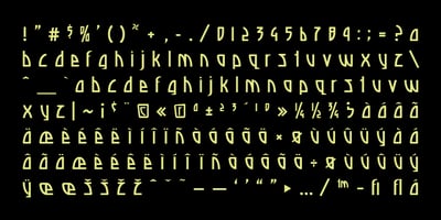 Font visual image of Deadspace