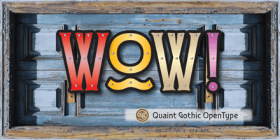 Font visual image of Quaint Gothic SG&trade;