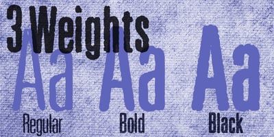 Font visual image of Pewter