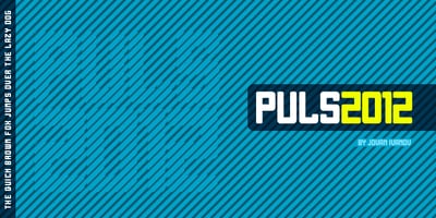 Font visual image of Puls 2012