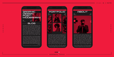 Font visual image of Raitor