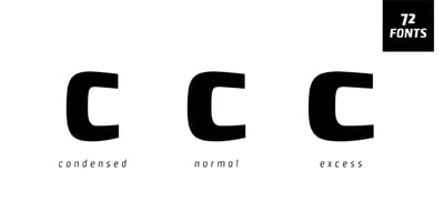 Font visual image of Clio Condensed