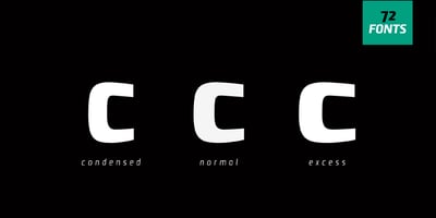 Font visual image of Clio XS