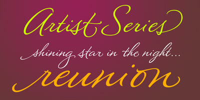 Font visual image of Montague Script