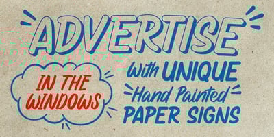 Font visual image of Local Groceries