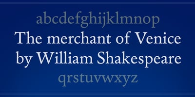 Font visual image of Andron 1 Latin Corpus&trade;