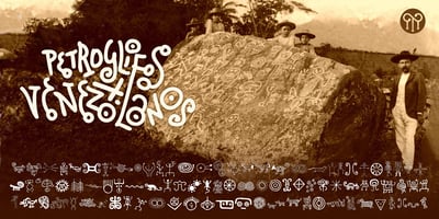Font visual image of Petroglifos