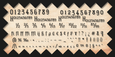 Font visual image of Ressonant
